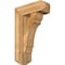 Ekena Millwork Olympic Craftsman Rough Sawn Bracket w/ Offset Brace, Western Red Cedar, 8"W x 22"D x 34"H BKT0806X22X34OLY04RWR - alternate 1